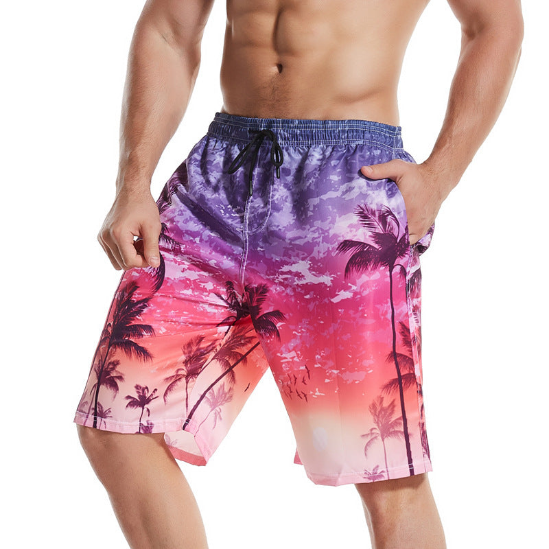 Men's Casual Plus Size Sports Beach Shorts