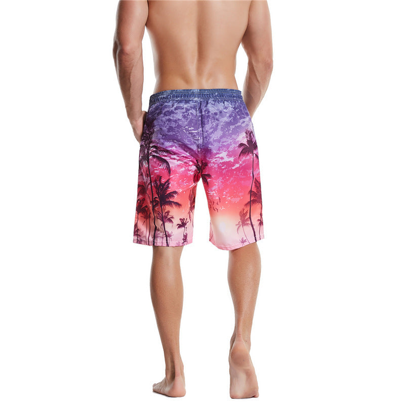 Men's Casual Plus Size Sports Beach Shorts
