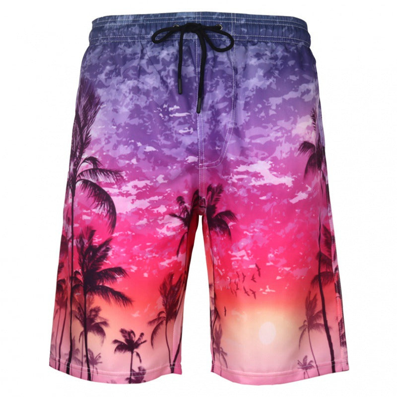 Men's Casual Plus Size Sports Beach Shorts