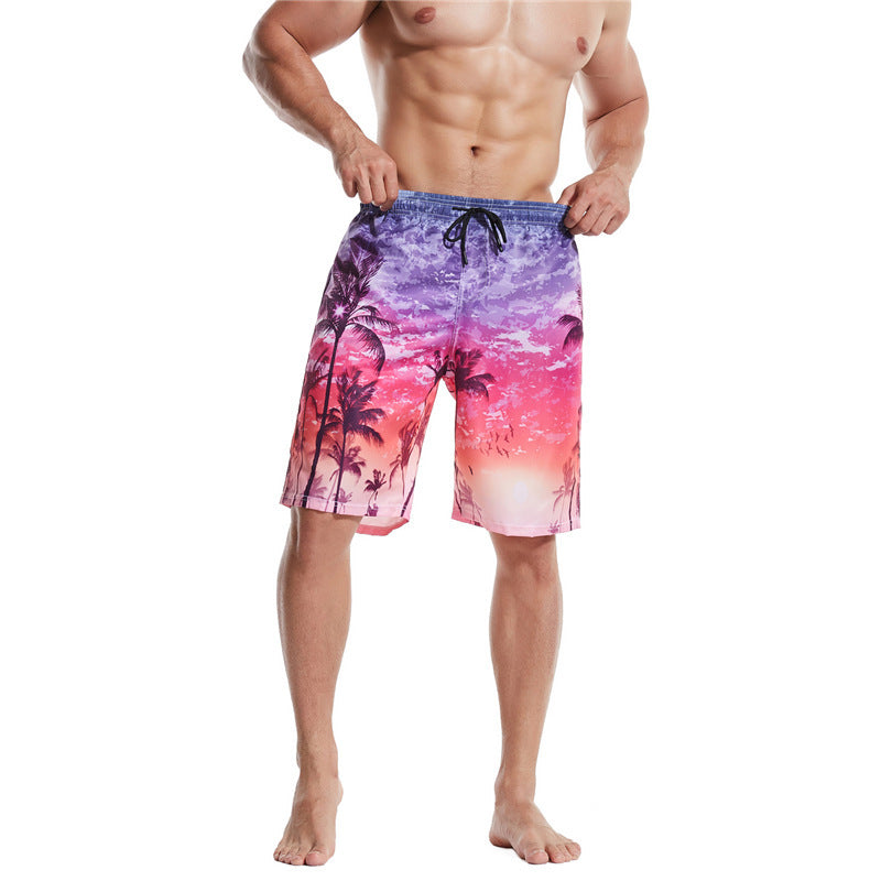Men's Casual Plus Size Sports Beach Shorts